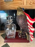 Eagle liquid decanter