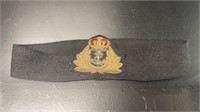 Royal Canadian Navy Officer's Cap Badge Circa 1950