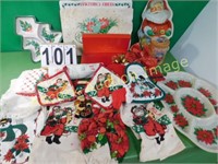 Christmas Decor Includes Towels-Serving Trays