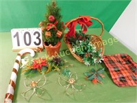 Christmas Decor-Candle Holders-Small Table Tree