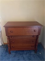 cherry chest of drawers, 41"x20”x41”