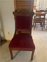 Antique Victorian Style Parlor Chair