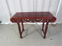 Wooden Oriental Inlaid Table