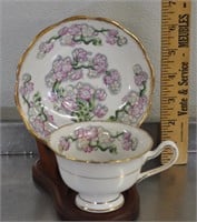 Royal Albert "May Blossom" cup & saucer
