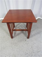 Light Brown Wooden Side Table