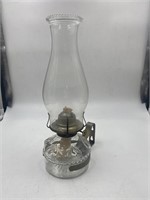 vintage eagle glass oil lamp made in USA