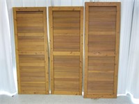 (3) Wooden Project Panels