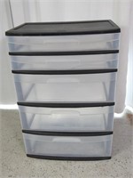 5 Drawer Plastic Storage