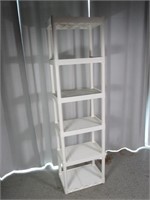White 5 Shelf Storage