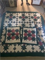 quilt and two shams 77"x74”
