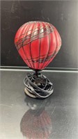 Red Hot Air Balloon Lamp 9" High