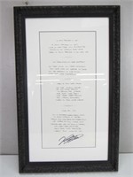 Signed! Vince Gill "I Still Believe in You" Framed