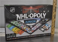 NHL-Opoly Junior, open box, sealed contents