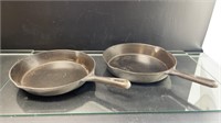 Two 11" Cast Iron Frying Pans