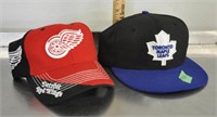 Detroit, Toronto hats, note fading