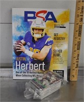 PSA Magazine Feb. 2022, football cards