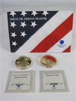 Pair of American Mint Coin w/ COA