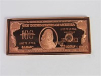 Mini Copper 100 Bill Bar