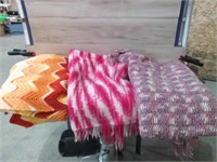 3 AFGHAN QUILTS