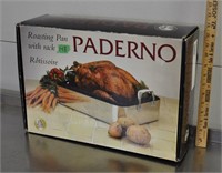 Paderno roasting pan, new in box