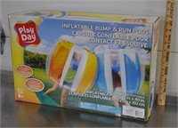 Inflatable bump & run pods, new in box
