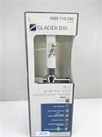 NEW! Glacier Bay 18" Grab Bar w/ Hand Shower Hldr
