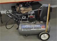 Campbell Hausfeld air compressor, tested