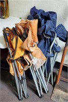 6 FOLDING CHAIRS - AS IS