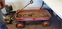 RADIO FLYER RED METAL WAGON - AS IS