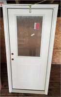 36" Exterior Door Half Glass with Jamb