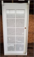 36x80 Interior Door with Jamb 10 Pane Glass