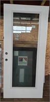 36x79.5 Exterior Door with Full Clear Glass