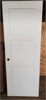 30x80 Interior Door 3 Panel RH Solid Core