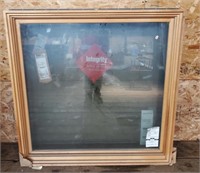 New 48x48 Wood Framed Window Metal Outside