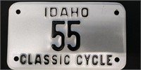 Idaho Classic Motorcycle License Plate 7" x 4"