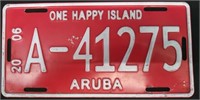 Aruba License Plate 12" x 6"