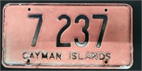 Cayman Islands License Plate 12" x 6"