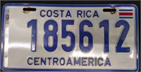 Costa Rica License Plate 12" x 6"