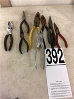 Assortment of pliers