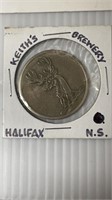 Keith's Brewery Halifax N.S Token