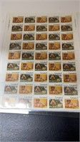 Valuable Fill Sheet Canada Stamps " Algonquin Indi