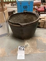 Copper Apple Butter Kettle - As Found