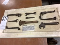 Antique wrench collection