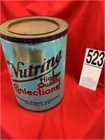 Nutrients tall confection tin can