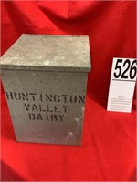 Huntington Valley Dairy metal porch box