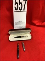 Shaffer vintage pen n pencil set w/ 14k gold tip