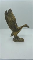 Vintage Brass Bird Figurine 8" High * Mark In One