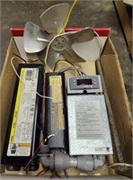Misc. ballasts, thermostat, fan blades, parts