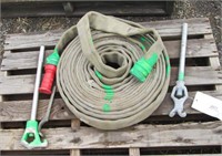 (2) Hydrant Wrenches, Hose Wrench & 1 1/2 Hose