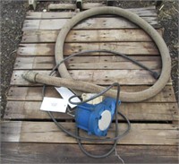 Electric Sump Pump and Hose